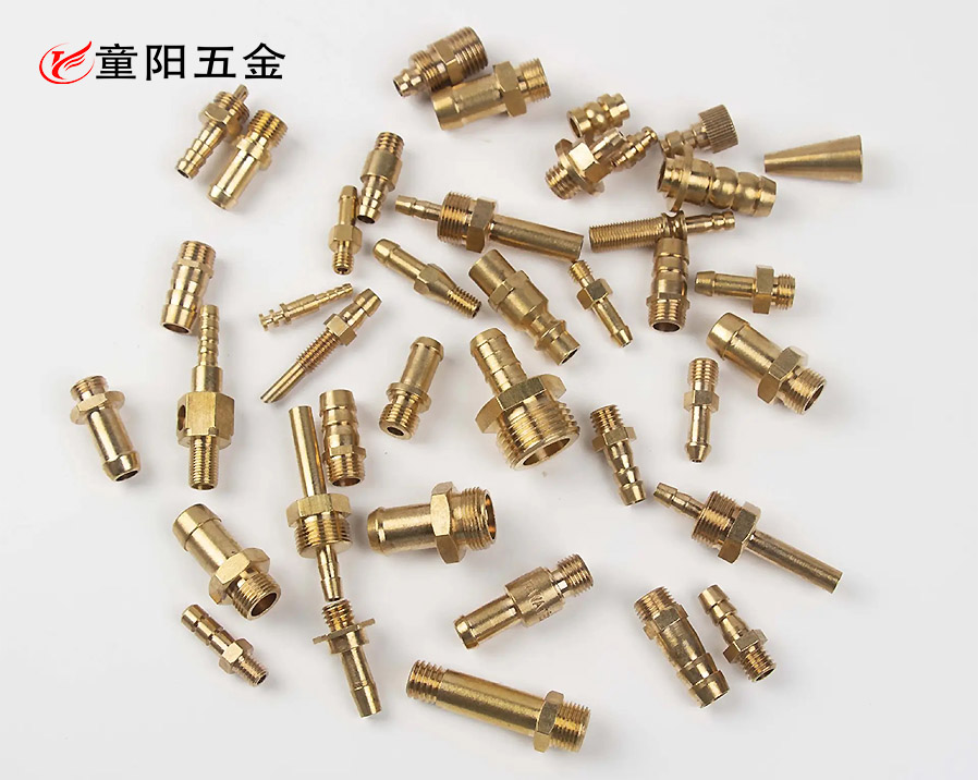 走芯機(jī)加工氣管銅件連接頭